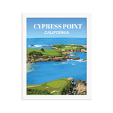 Cypress Point CA - Golf Course Poster