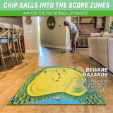 Golf Chipping Mat Game Set