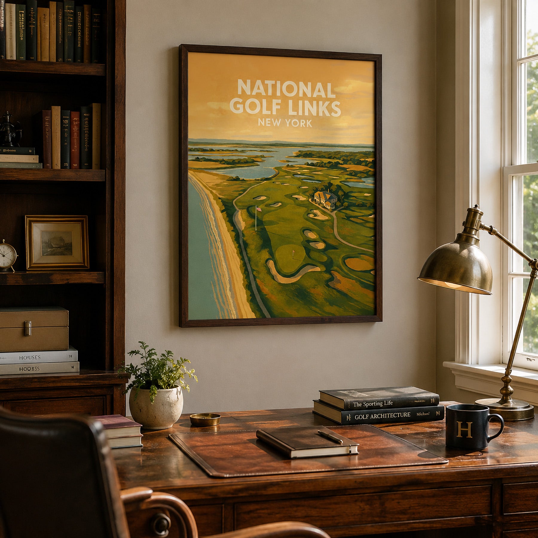 National Golf Links of America Poster – New York Golf Art - Golfer Paradise