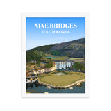 Nine Bridges South Korea - Golf Course Poster