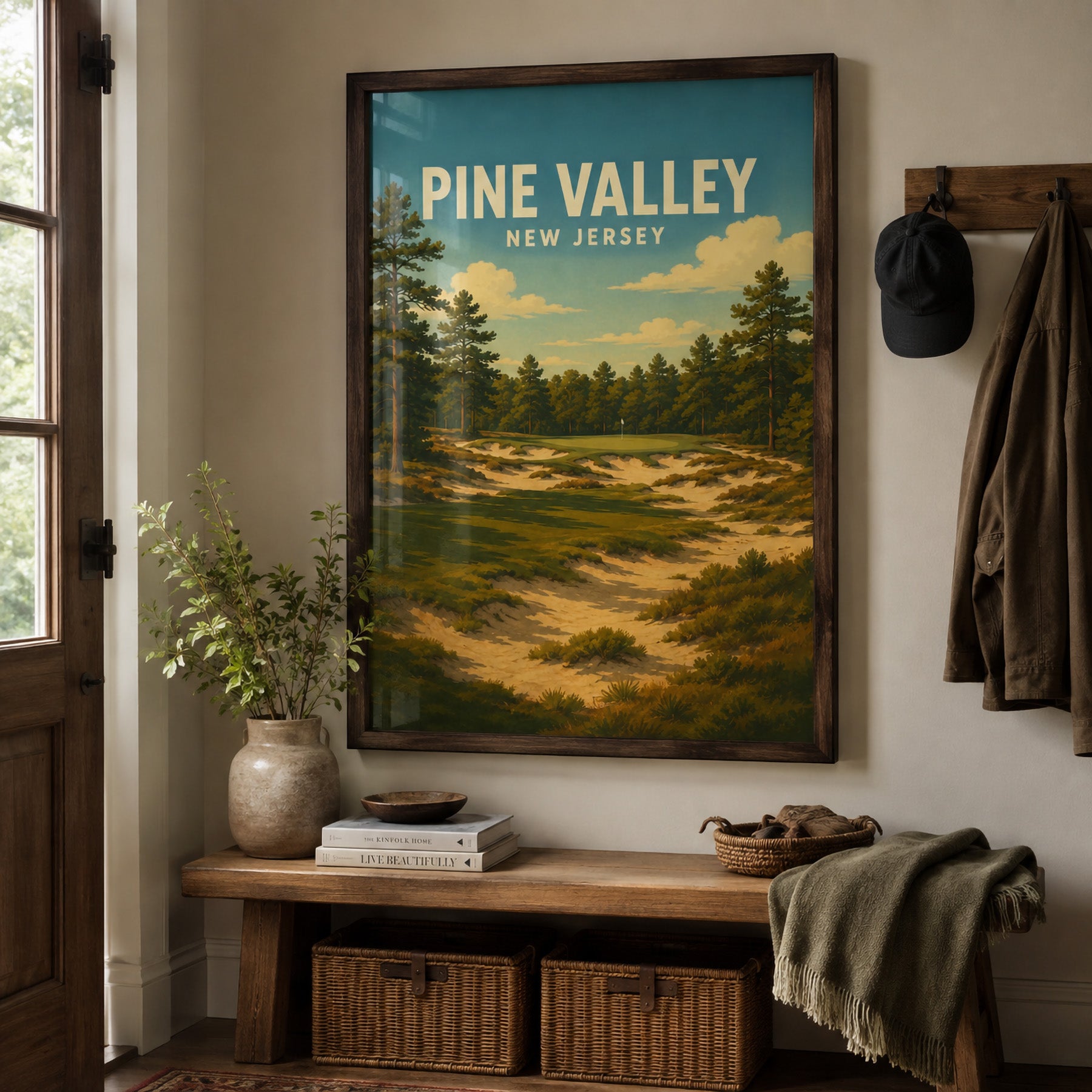 Pine Valley Golf Club Poster – New Jersey Golf Art - Golfer Paradise