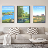 Augusta GA - Golf Course Poster