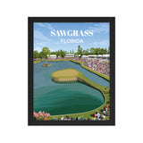 Sawgrass FL - Golf Course Poster