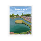 Sawgrass FL - Golf Course Poster