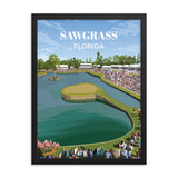 Sawgrass FL - Golf Course Poster
