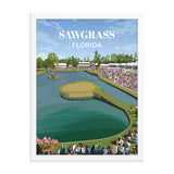 Sawgrass FL - Golf Course Poster