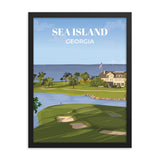 Sea Island GA - Golf Course Poster