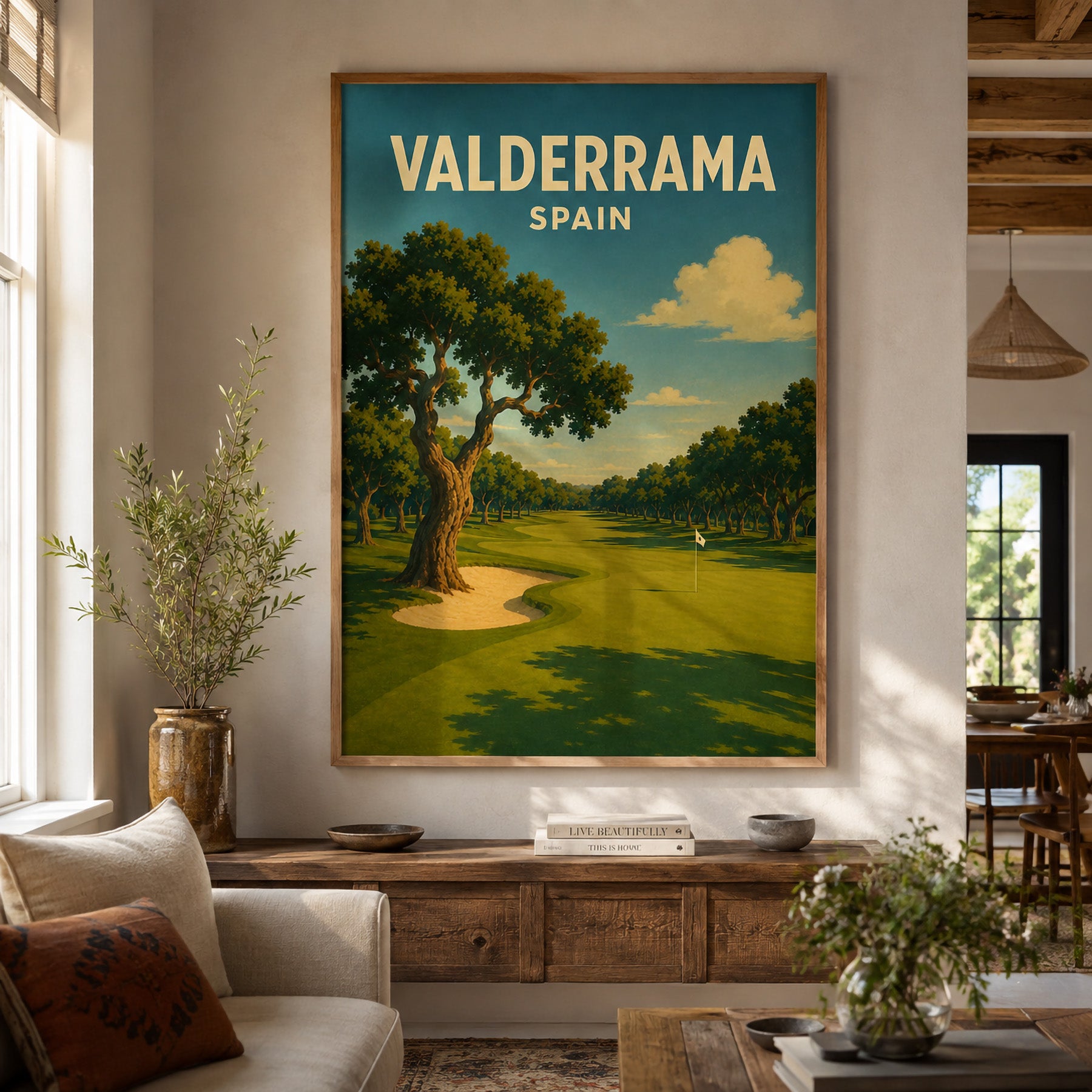 Valderrama Golf Poster – Spain Golf Course Wall Art - Golfer Paradise