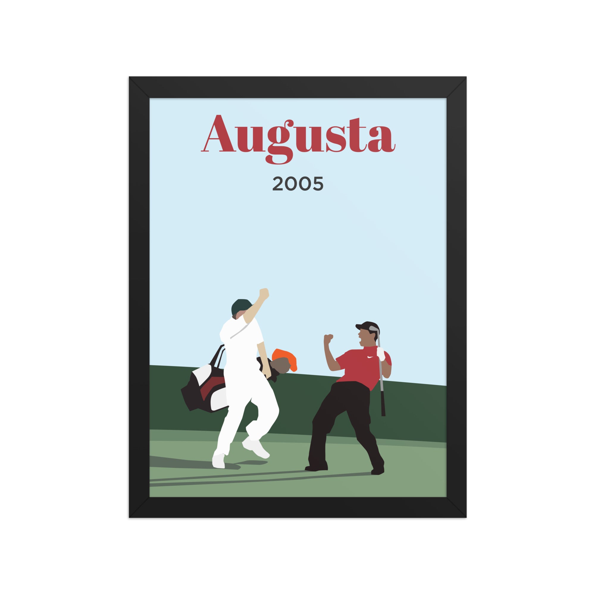 2005 Chip Moment Print – Poster, Canvas, Golf Towel, Laptop Sleeve - Golfer Paradise