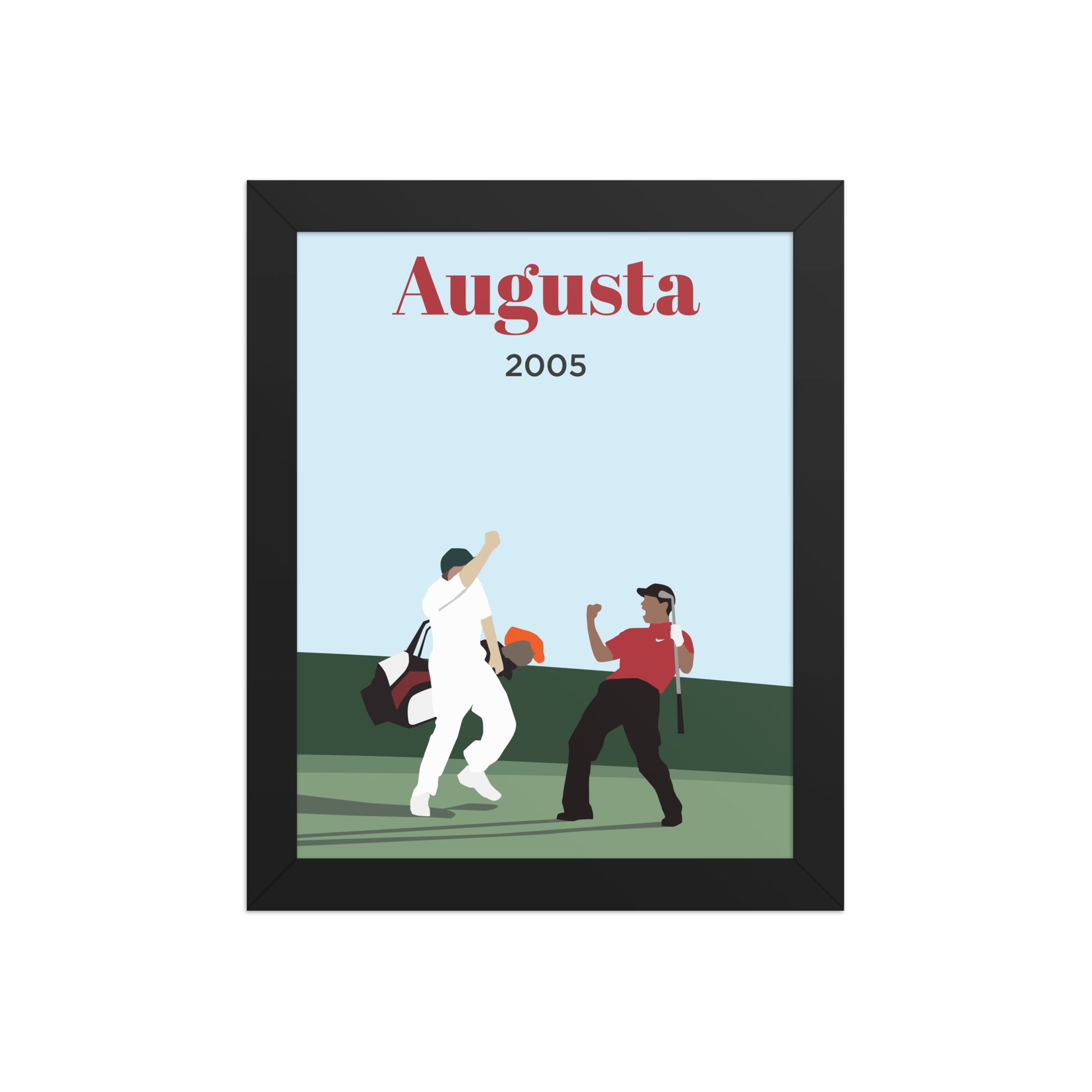 2005 Chip Moment Print – Poster, Canvas, Golf Towel, Laptop Sleeve - Golfer Paradise