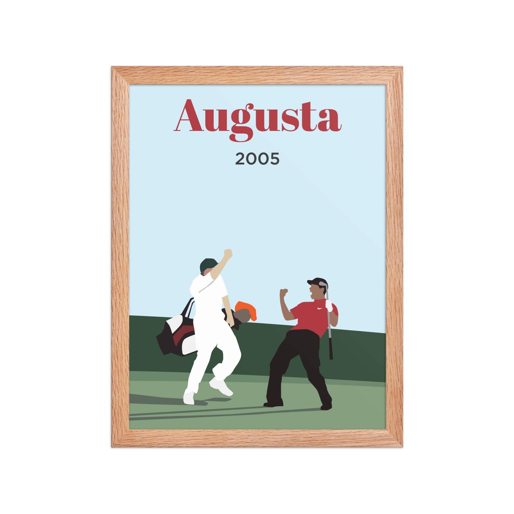 2005 Chip Moment Print – Poster, Canvas, Golf Towel, Laptop Sleeve - Golfer Paradise