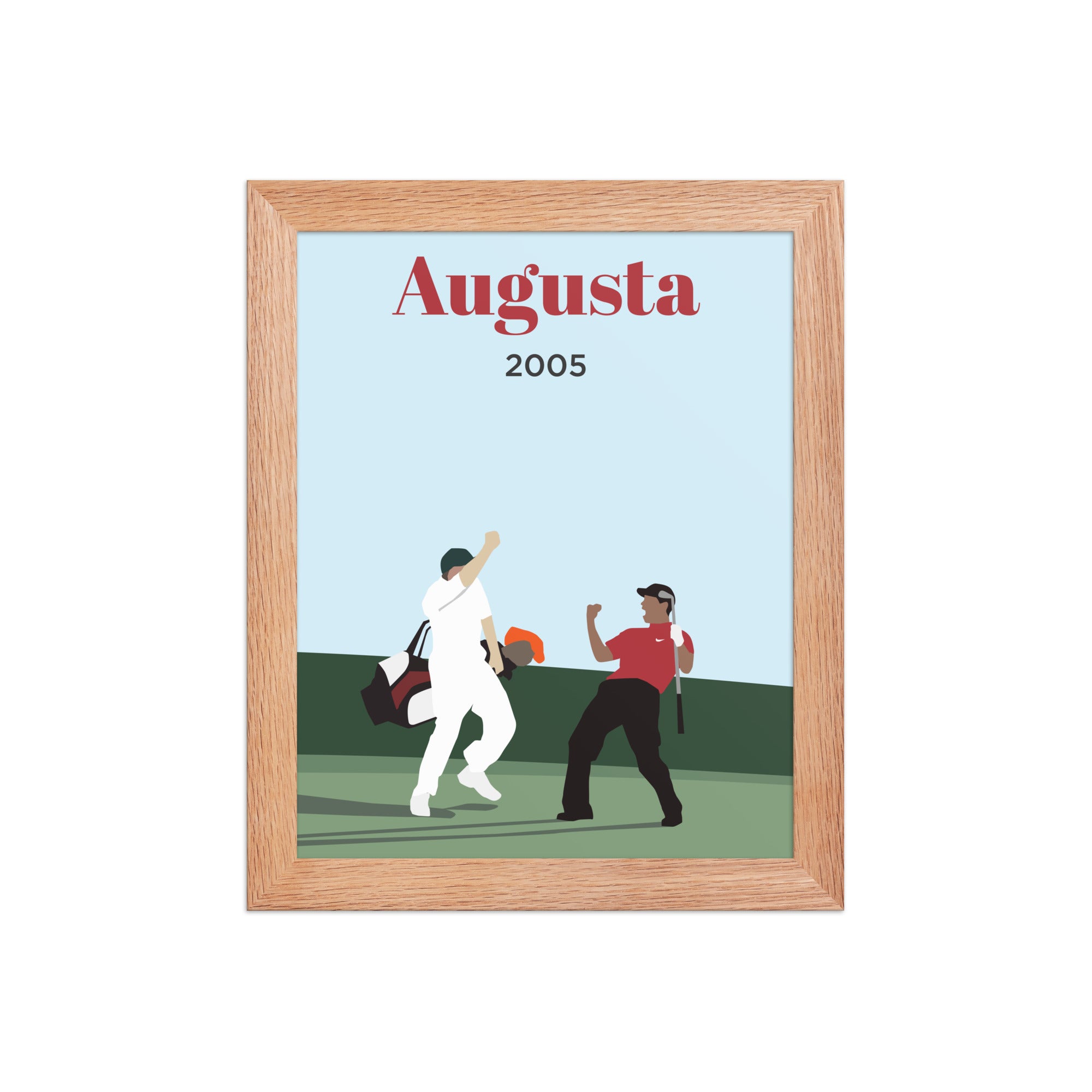 2005 Chip Moment Print – Poster, Canvas, Golf Towel, Laptop Sleeve - Golfer Paradise
