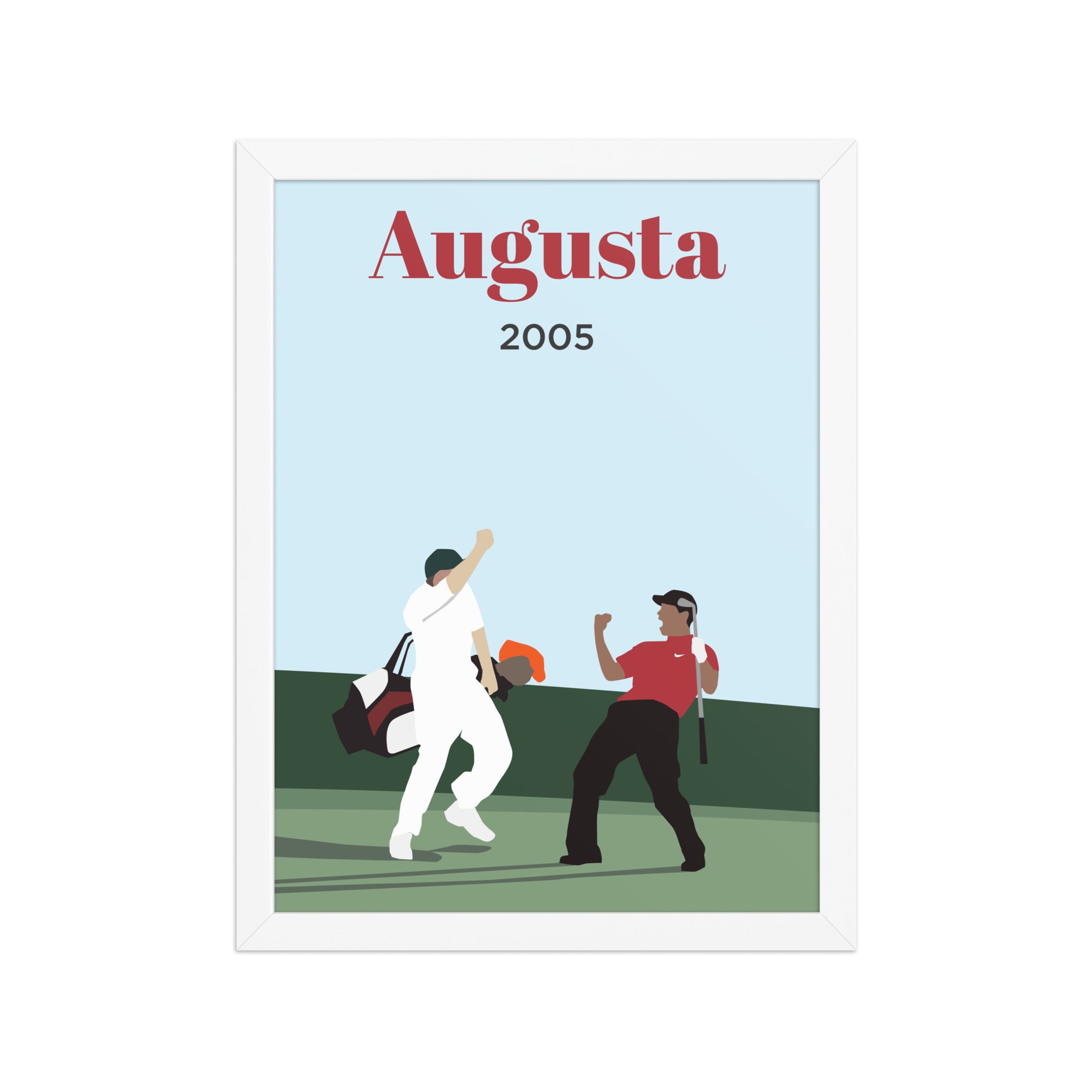 2005 Chip Moment Print – Poster, Canvas, Golf Towel, Laptop Sleeve - Golfer Paradise