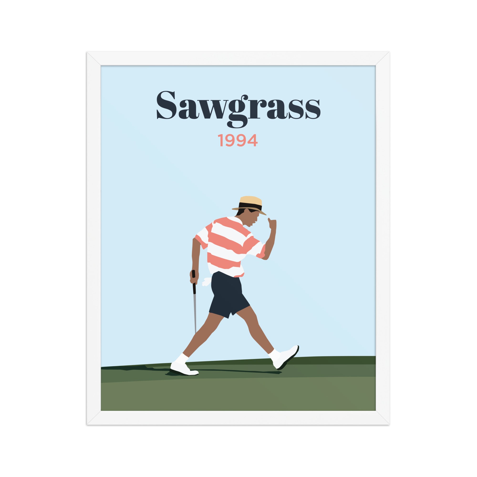 1994 Sawgrass Moment Print – Poster, Canvas, Golf Towel, Laptop Sleeve - Golfer Paradise