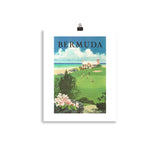 Bermuda Vintage Golf Poster