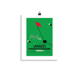 Canada Vintage Golf Poster