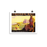 Cruden Bay Vintage Golf Poster