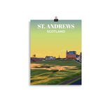 St Andrews Old Course - Golf Course Poster