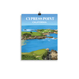 Cypress Point CA - Golf Course Poster
