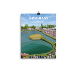 Sawgrass FL - Golf Course Poster