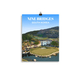 Nine Bridges South Korea - Golf Course Poster