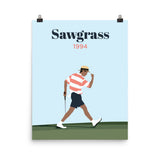 1994 Sawgrass Moment Print β Poster, Canvas, Golf Towel, Laptop Sleeve - Golfer Paradise
