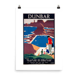 Dunbar Golf Vintage Poster