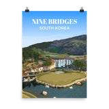 Nine Bridges South Korea - Golf Course Poster