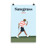 1994 Sawgrass Moment Print β Poster, Canvas, Golf Towel, Laptop Sleeve - Golfer Paradise