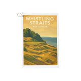 Whistling Straits Wisconsin Vintage Golf Course Print – Poster, Canvas, Golf Towel, Laptop Sleeve - Golfer Paradise