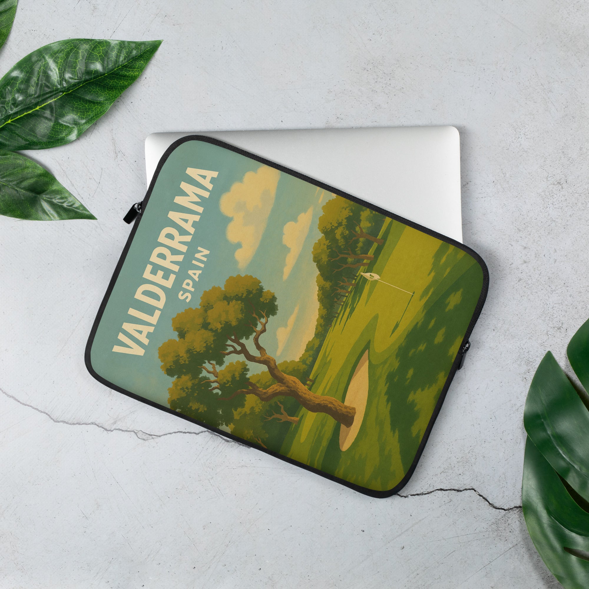 Valderrama Spain Vintage Golf Course Print – Poster, Canvas, Golf Towel, Laptop Sleeve - Golfer Paradise