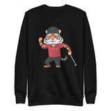 Tiger Animal Golf Premium Sweatshirt