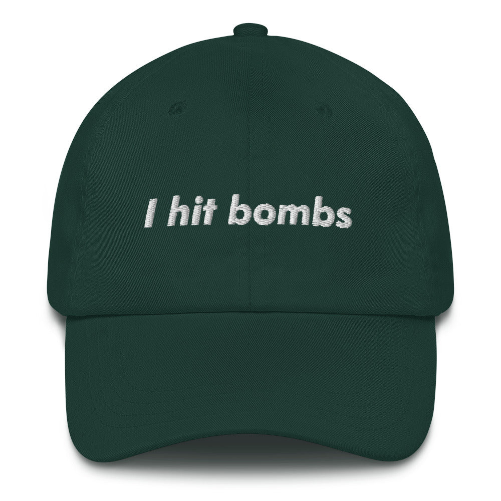 "I hit Bombs" Phil Dad hat - Golfer Paradise