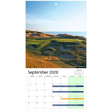 2020 Golf Tournaments Wall Calendar - Golfer Paradise