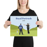 Royal Portrush 2019 Landscape Poster - Golfer Paradise