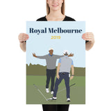 2019 Melbourne Poster - Golfer Paradise