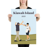 Phil 2021 Kiawah Island Poster - Golfer Paradise
