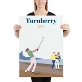 Turnberry 1977 Poster - Golfer Paradise