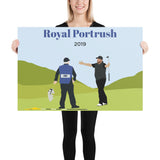 Royal Portrush 2019 Landscape Poster - Golfer Paradise