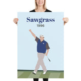 Fred 1996 Sawgrass Poster - Golfer Paradise