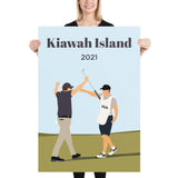 Phil 2021 Kiawah Island Poster - Golfer Paradise