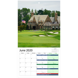 2020 Golf Tournaments Wall Calendar - Golfer Paradise