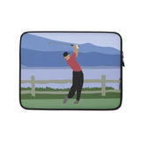 Tiger Pebble 2000 Laptop Sleeve - Golfer Paradise