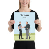 Stenson & Mickelson 2016 Troon Poster - Golfer Paradise