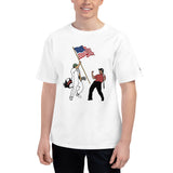 Tiger USA Flag Champion T-Shirt - Golfer Paradise