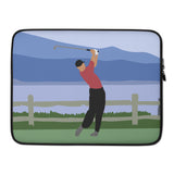 Tiger Pebble 2000 Laptop Sleeve - Golfer Paradise