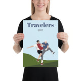 Jordan 2017 Travelers Poster - Golfer Paradise