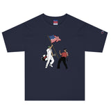 Tiger USA Flag Champion T-Shirt - Golfer Paradise