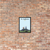 Open 1984 St Andrews Framed Poster - Golfer Paradise