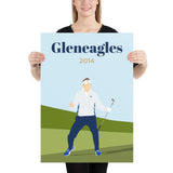 Poulter 2014 Gleneagles Poster - Golfer Paradise